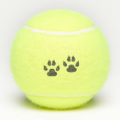 Hond's Verjaardag Custom Photo Party Favor Tennisballen (Achterkant)