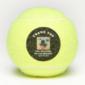 Hond's Verjaardag Custom Photo Party Favor Tennisballen (Voorkant)
