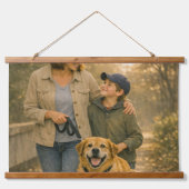 Hondsdag Houten Muur Triple Tapijt Set Hangend Wandkleed (Voorkant 2)