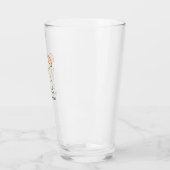 Hondsdagen van de zomer drinkglas glas (Links)