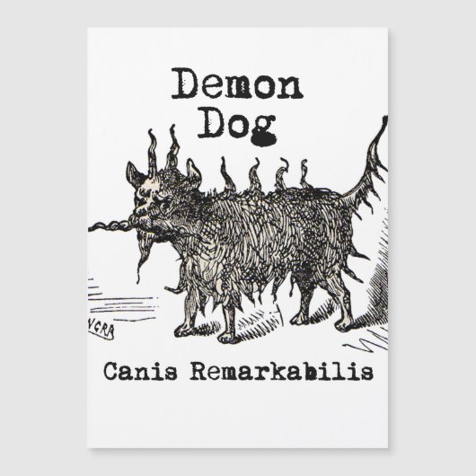 Hondsdemon Vintage Grappig Schattig (Voorkant)
