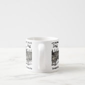 Hondsdemon Vintage Grappig Schattig Espresso Kop (Achterkant)