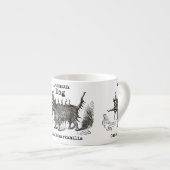 Hondsdemon Vintage Grappig Schattig Espresso Kop (Voorkant rechts)
