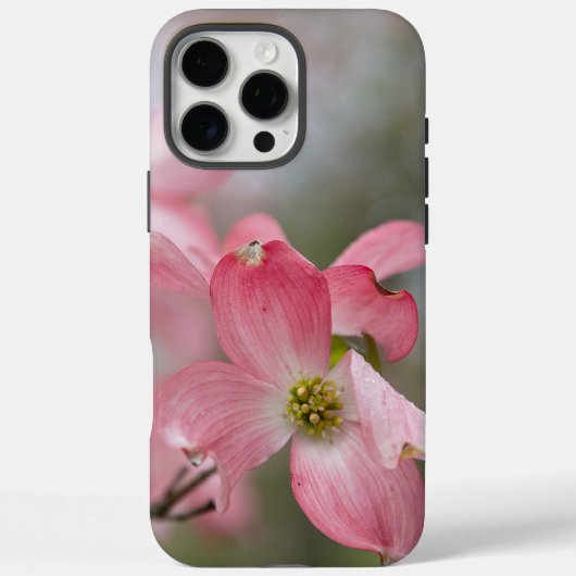 Hondsdraf Bloem Natuur Roze iPhone Hoes (Achterkant)