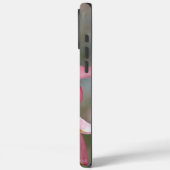 Hondsdraf Bloem Natuur Roze iPhone Hoes (Achterkant / Links)