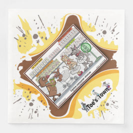 Hondsdroom | Absurde Visuele Humor Eettafel Servet