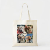 hondsfoto collage huisdier tote bag (Voorkant)