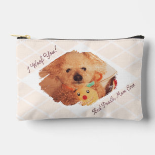 Hondsfoto Zakje Melk Beige Poodle Moeder Cadeau Etui