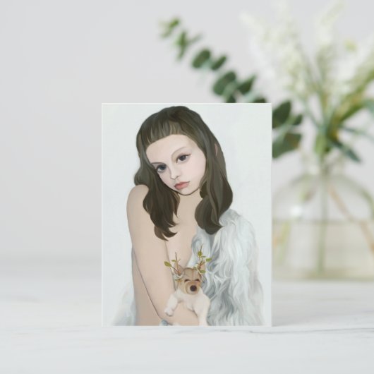 hondshaai briefkaart (Staand voorkant)