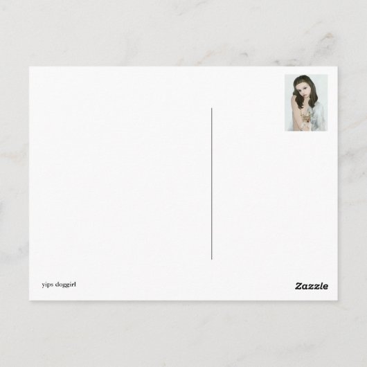 hondshaai briefkaart (Achterkant)