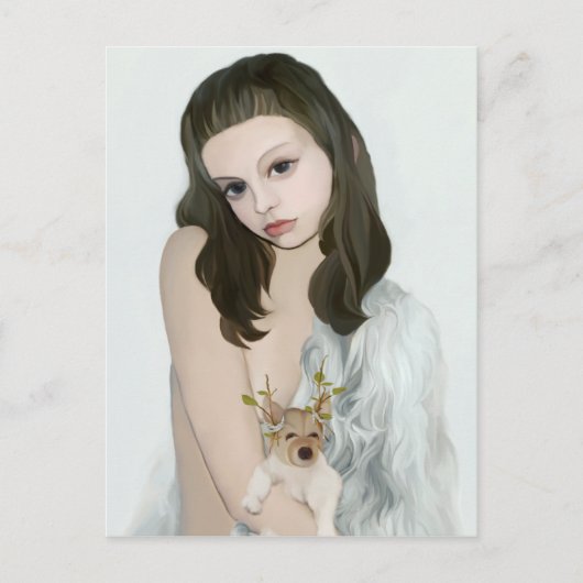 hondshaai briefkaart (Voorkant)