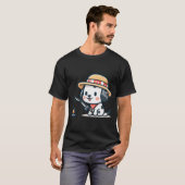 Hondshaai oud visthema t-shirt (Voorkant volledig)