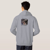 Hondshirt voor koninklijk gezelschap hoodie (Achterkant volledig)