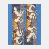 Hondshond Fleece Deken (Voorkant)