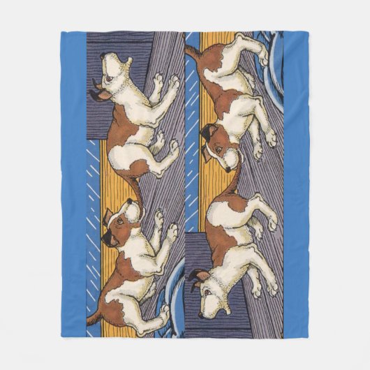 Hondshond Fleece Deken (Voorkant)