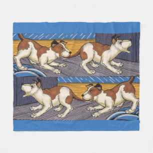 Hondshond Fleece Deken