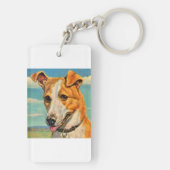 hondshond sleutelhanger (achterkant)