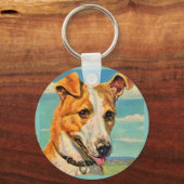 hondshond sleutelhanger (Voorkant)