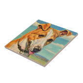 hondshond tegeltje (Zijkant)