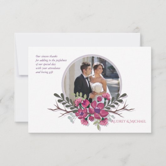 Hondshout Foto Bedankkaartje Kaart (Voorkant)