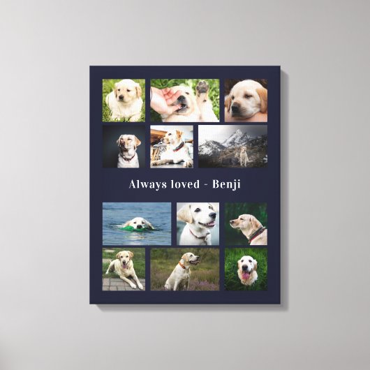 Hondsliefhebber Canvas Afdruk (Voorkant)