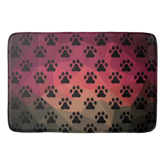 Hondspak, dierenvoetafdruk, kattenhuisdier badmat (Voorkant)