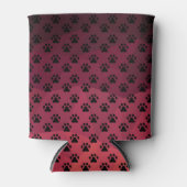 Hondspak, dierenvoetafdruk, kattenhuisdier blikjeskoeler (Voorkant)