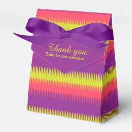Hondstand lijnen paarse roze limoen bedank cadeau  bedankdoosjes