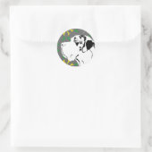 Hondsticker Ronde Sticker (Tas)