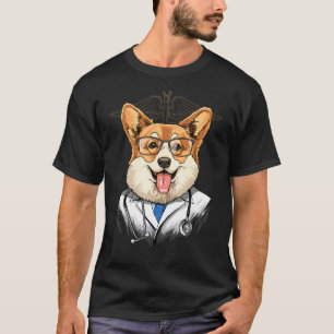 Hondtor Pembroke Welsh Corgi Dierenarts Dokter Chi T-shirt