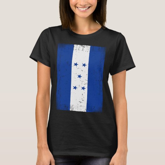 Honduran Flag Honduras T-shirt (Voorkant)