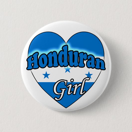 Honduran Girl Ronde Button 5,7 Cm (Voorkant)