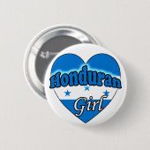 Honduran Girl Ronde Button 5,7 Cm (Voorkant /achterkant)