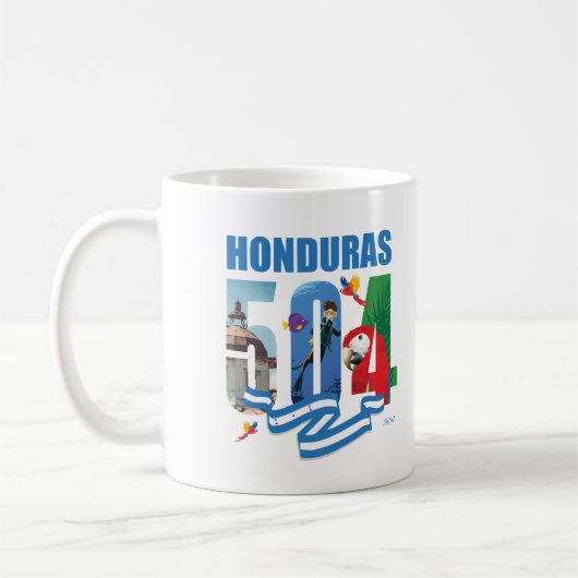 Honduras 504 koffiemok (Links)