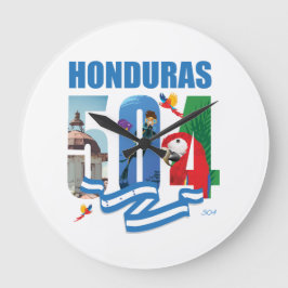 Honduras 504 Reloj de Pared Grote Klok