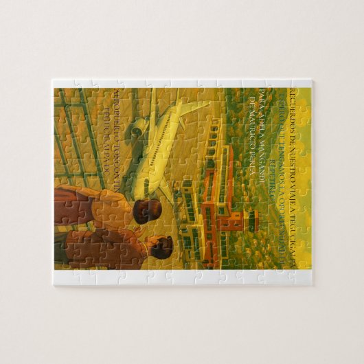  Honduras AEROPUERTO TONCONTIN Retro poster Legpuzzel (Horizontaal)