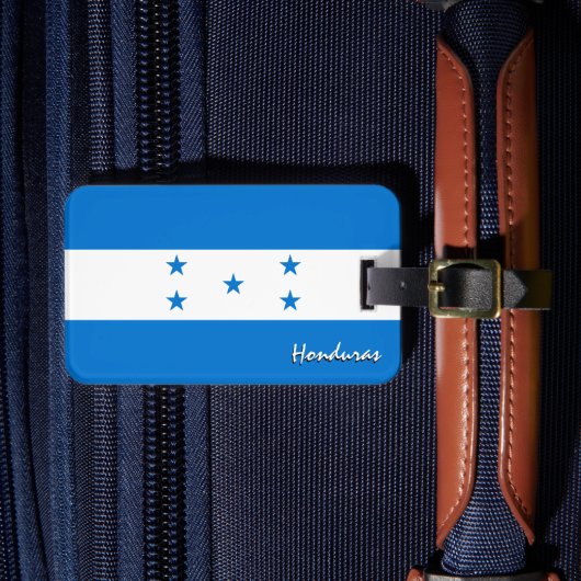 Honduras-Bagagelabels, patriottische vlag Honduras Bagagelabel (Voorkant Insitu 4)