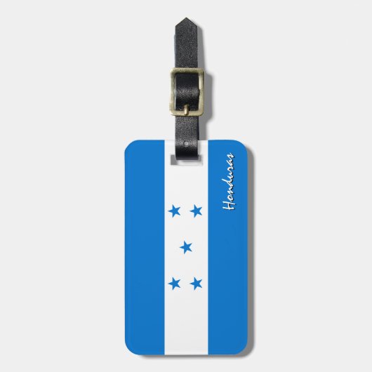 Honduras-Bagagelabels, patriottische vlag Honduras Bagagelabel (Voorkant verticaal)
