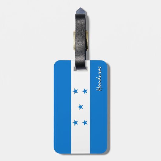 Honduras-Bagagelabels, patriottische vlag Honduras Bagagelabel (Achterkant verticaal)