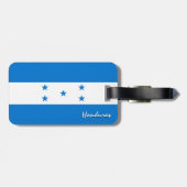 Honduras-Bagagelabels, patriottische vlag Honduras Bagagelabel (Achterkant horizontaal)