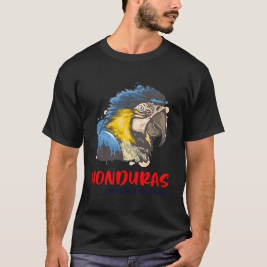 Honduras Baleada Honduras Vlag Catracho Calmate Ma T-shirt (Voorkant)