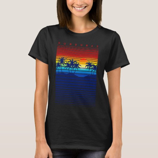 Honduras beach t-shirt (Voorkant)