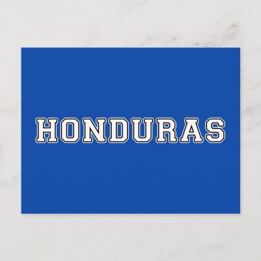 Honduras Briefkaart (Voorkant)