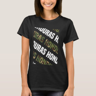 Honduras Camo Pattern Green Camouflage T-shirt