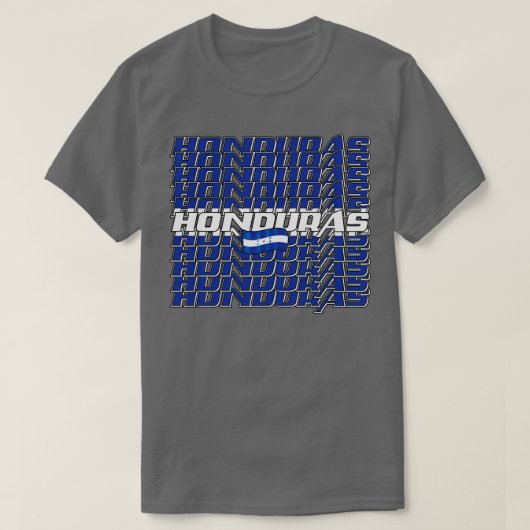Honduras Cascade tekst 3 T-shirt (Design voorkant)