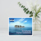 Honduras - Cayos Cochinos - Briefkaart (Staand voorkant)