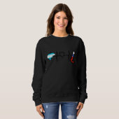 Honduras Chile Flag Honduran Chilean Heartbeat Trui (Voorkant volledig)