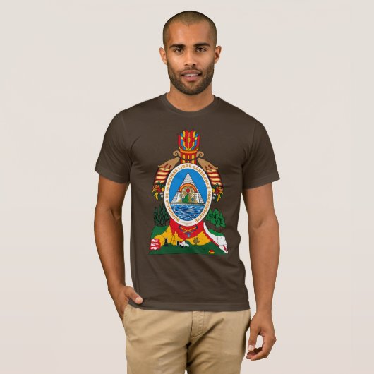 Honduras Coat of Arms T-shirt (Voorkant volledig)
