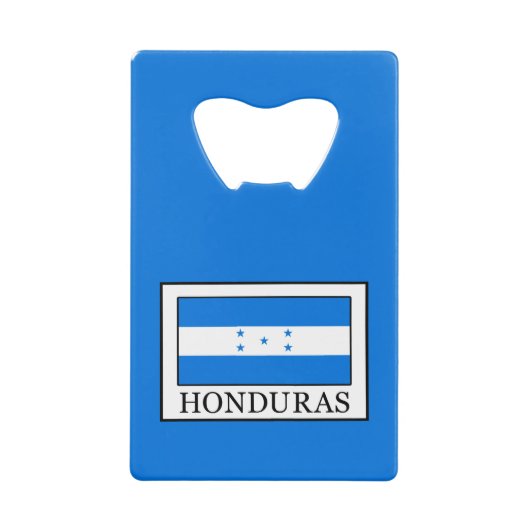 Honduras Creditkaart Flessenopener (Voorkant)
