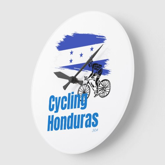 Honduras Cycling Reloj de Pared Grote Klok (Hoek)